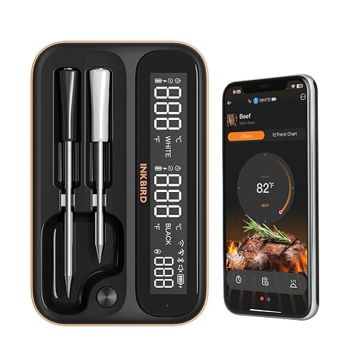 INKBIRD 5GHz/2.4GHz WiFi Thermometer, 2 Probes