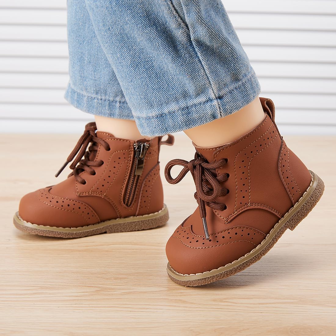 BMCiTYBM Baby Boys Girls Boots Infant Shoes First Walking Booties for All Seasons for 6 9 12 15 18 24 Months