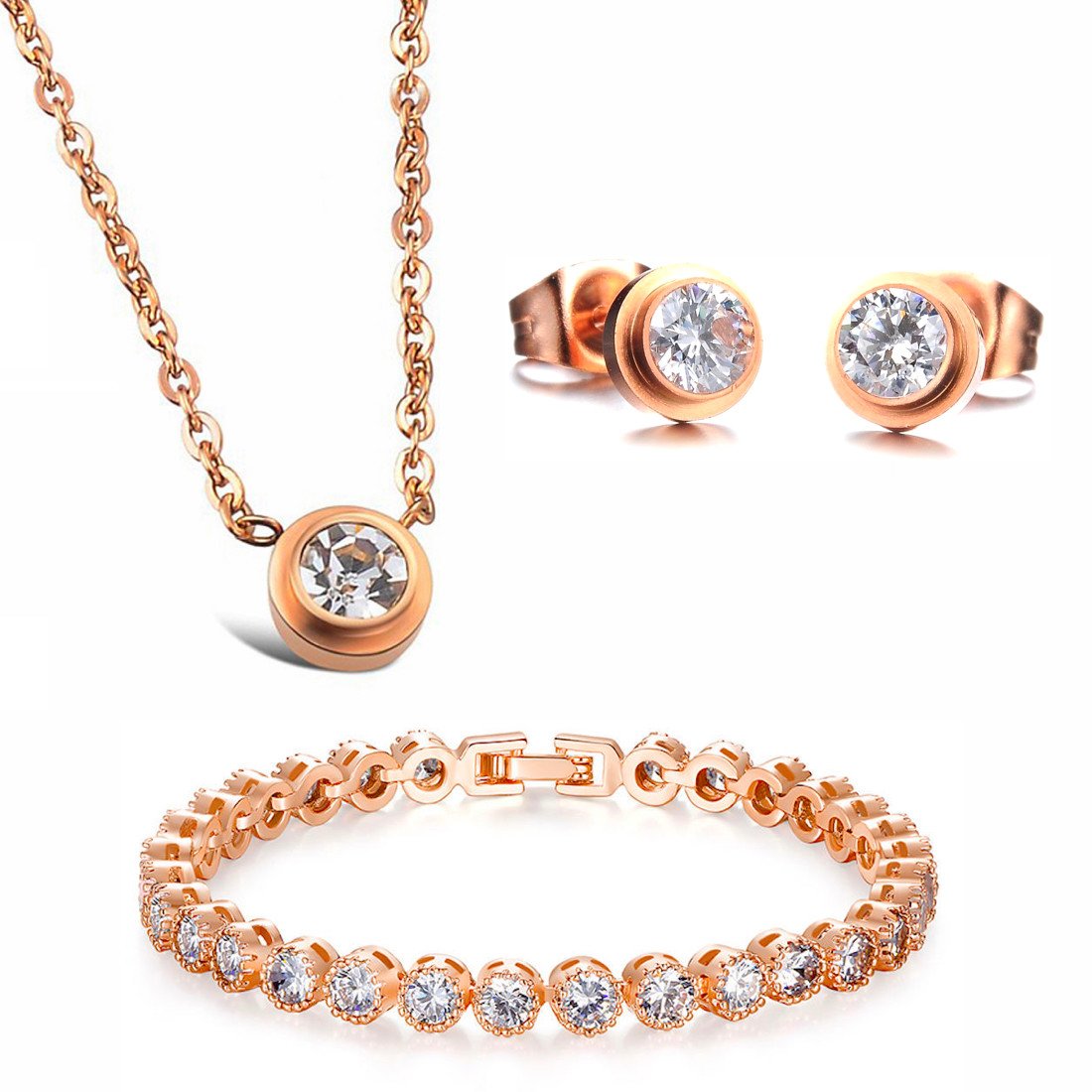 Orecchini Farfalla Kim Johanson - Acciaio Inox In Oro Rosa, Argento E Oro