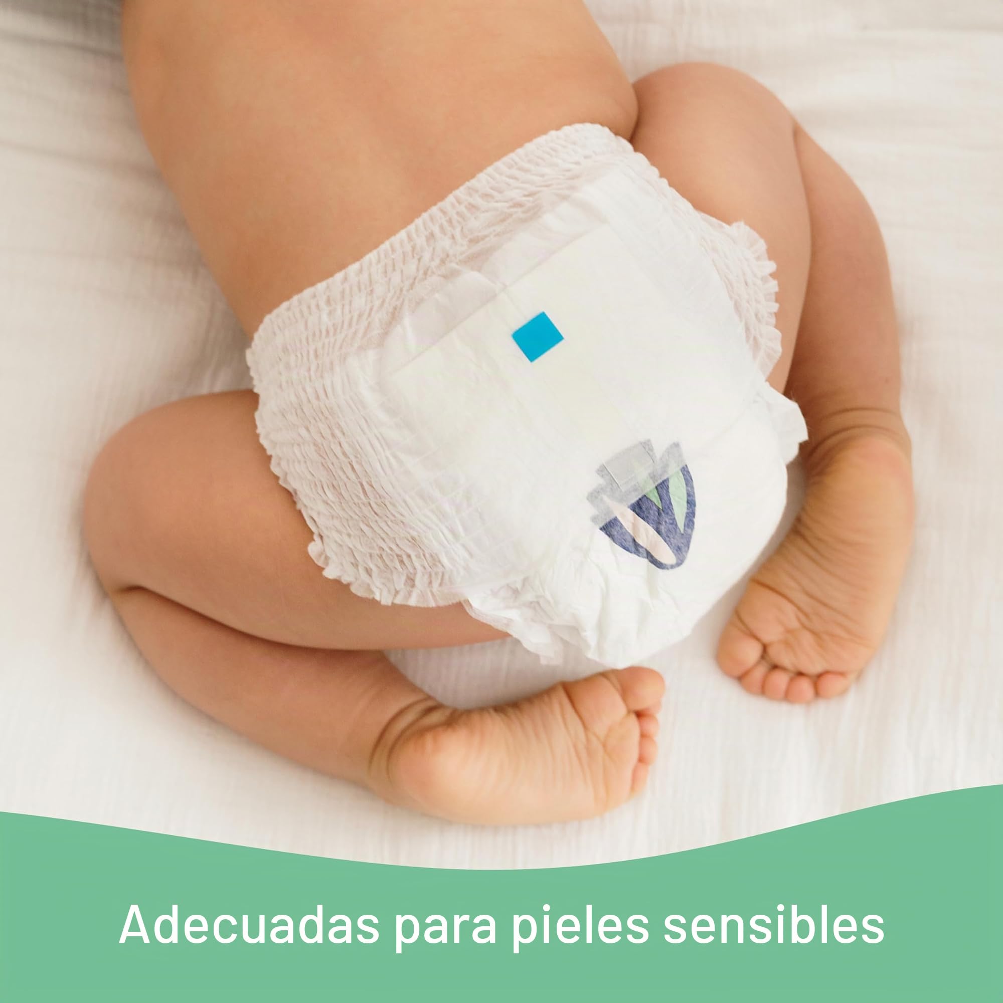 BIOLANE – Pañales – Talla 4 (8-15 kg) – Cero fugas durante 12 h – Pack 1 mes – 126 capas para pantalones – Eco-responsable – Fabricado en Francia
