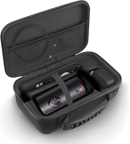 Esimen Funda rígida para Nebula Capsule 3 GTVNebula Capsule 3 Proyector Láser, Adaptador Remoto, Control Remoto, Cables, Accesorios USB Flash Drive