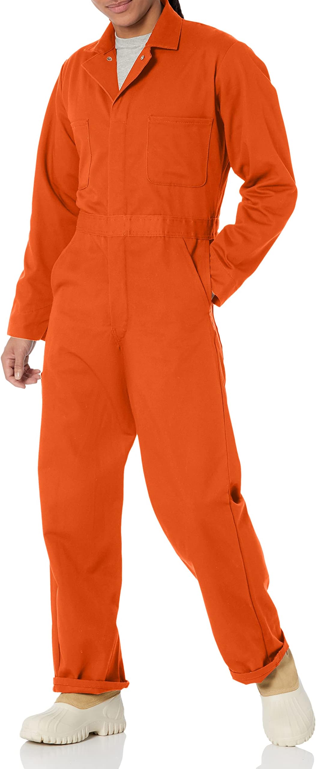 Red KapMen's Snap-Front Cotton Coverall
