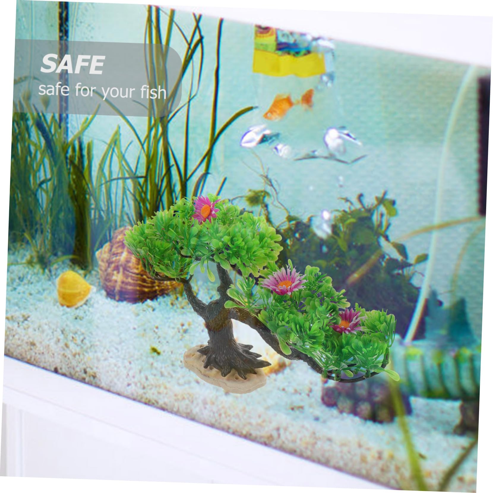 BESPORTBLE 5 Stücke Künstliche Pflanzen Baum Für Aquarium Dekorationen Aquarium Landschaft Prop