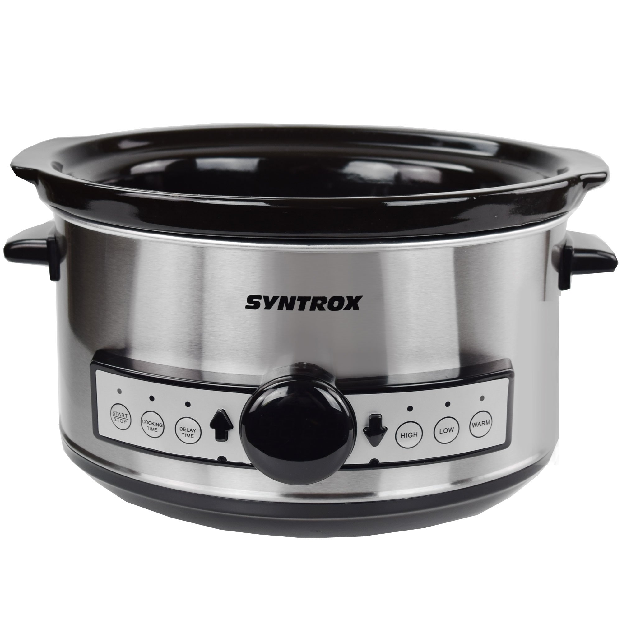 Syntrox Germany Slow Cooker Schongarer 3,5L mit Timer und Warmhaltefunktion - Leistung 200 Watt