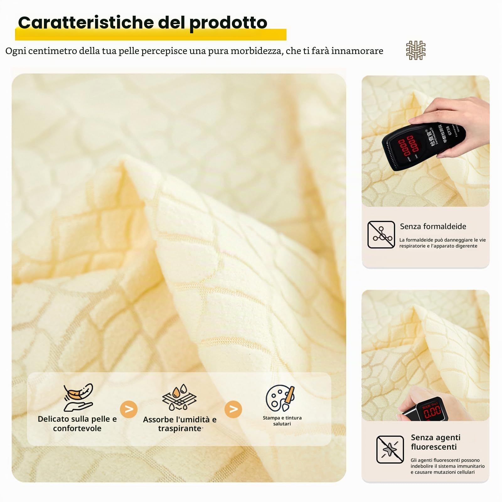 Copridivano semicircolare curvo, ad alta elasticità con fondo elastico, antiscivolo moderno nuvola sezionale