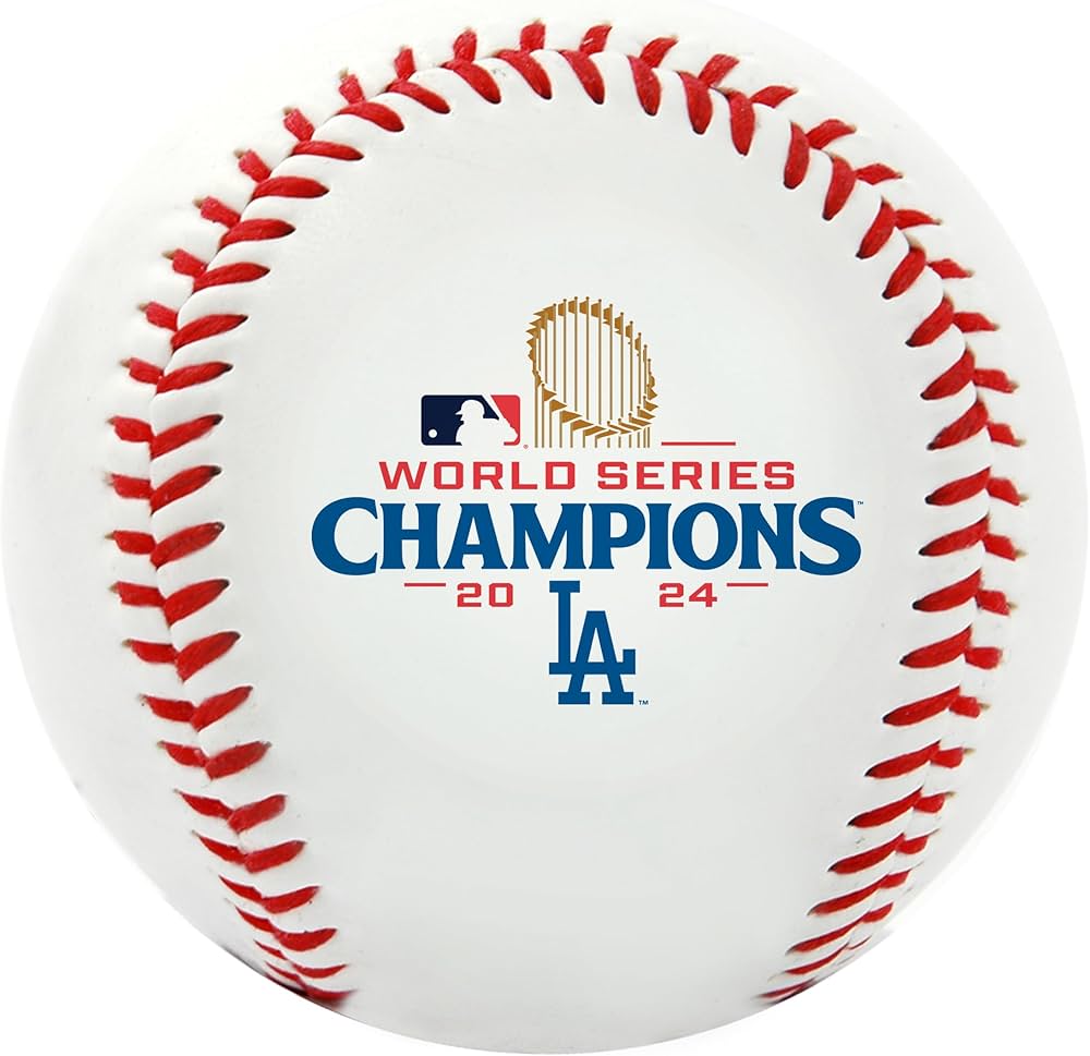ドジャース2024 World Series Official Ball MLB 2024 World Series Champions Baseball | Rawlings