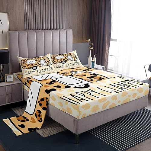 Miniatura 9 de Juego de sábanas de coche de dibujos animados para niños, sábanas de excavadora con bolsillo profundo, sábana bajera ajustable para niños y niñas,