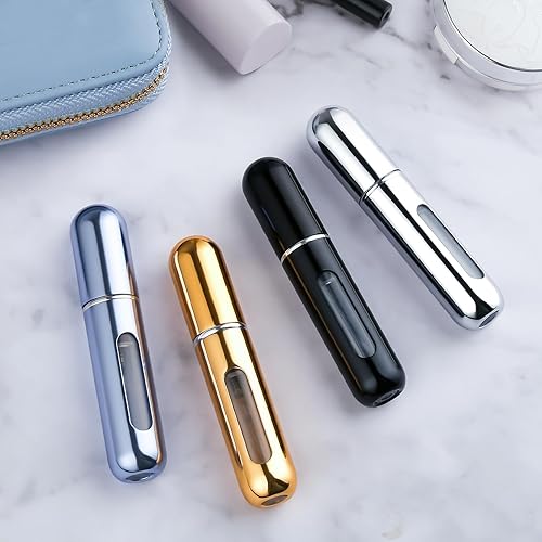 Miniatura 4 de Botella de perfume de viaje recargable, mini botella recargable de perfume, pequeñas botellas de spray para viajes, pulverizador de colonia de