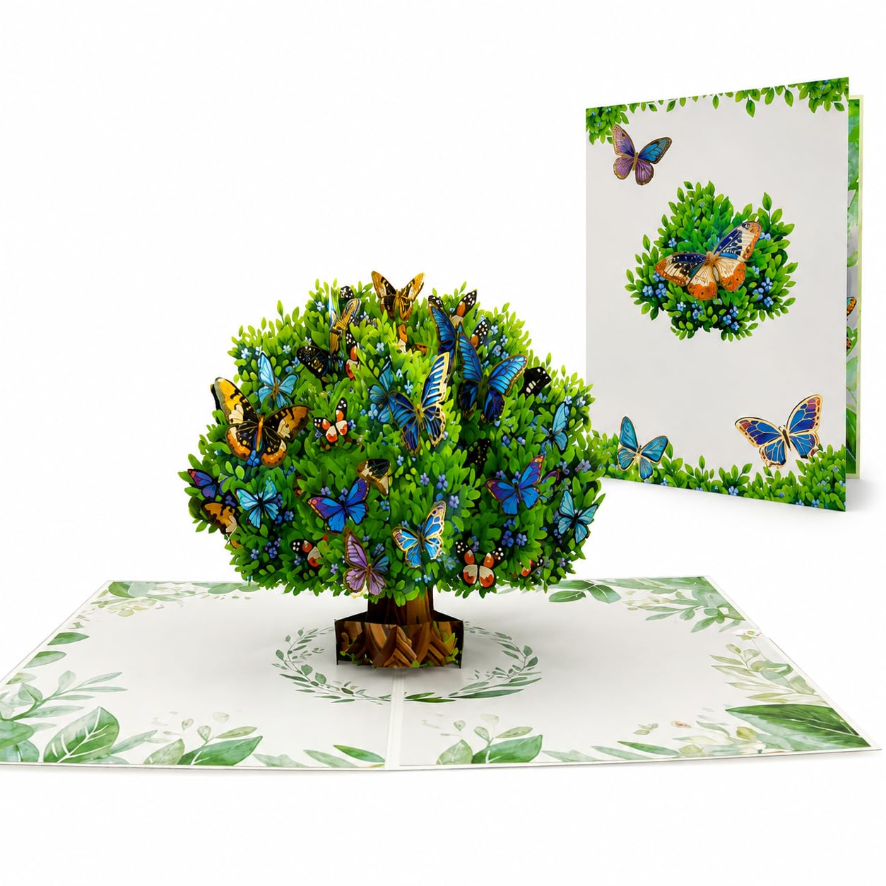 Biglietti di auguri con fiori e farfalle, bouquet di fiori 3D pop-up, regalo di compleanno per donne, mogli, mamma, figlia, sorella, zia, nonna, biglietto di anniversario, con busta