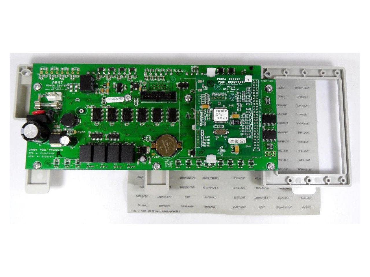 Nessagro Jandy Zodiac R0586501 PCB AquaLink PDA-P4 PDA REV 7.1 Power Center Board w/CPU .#GH45843 3468-T34562FD142707