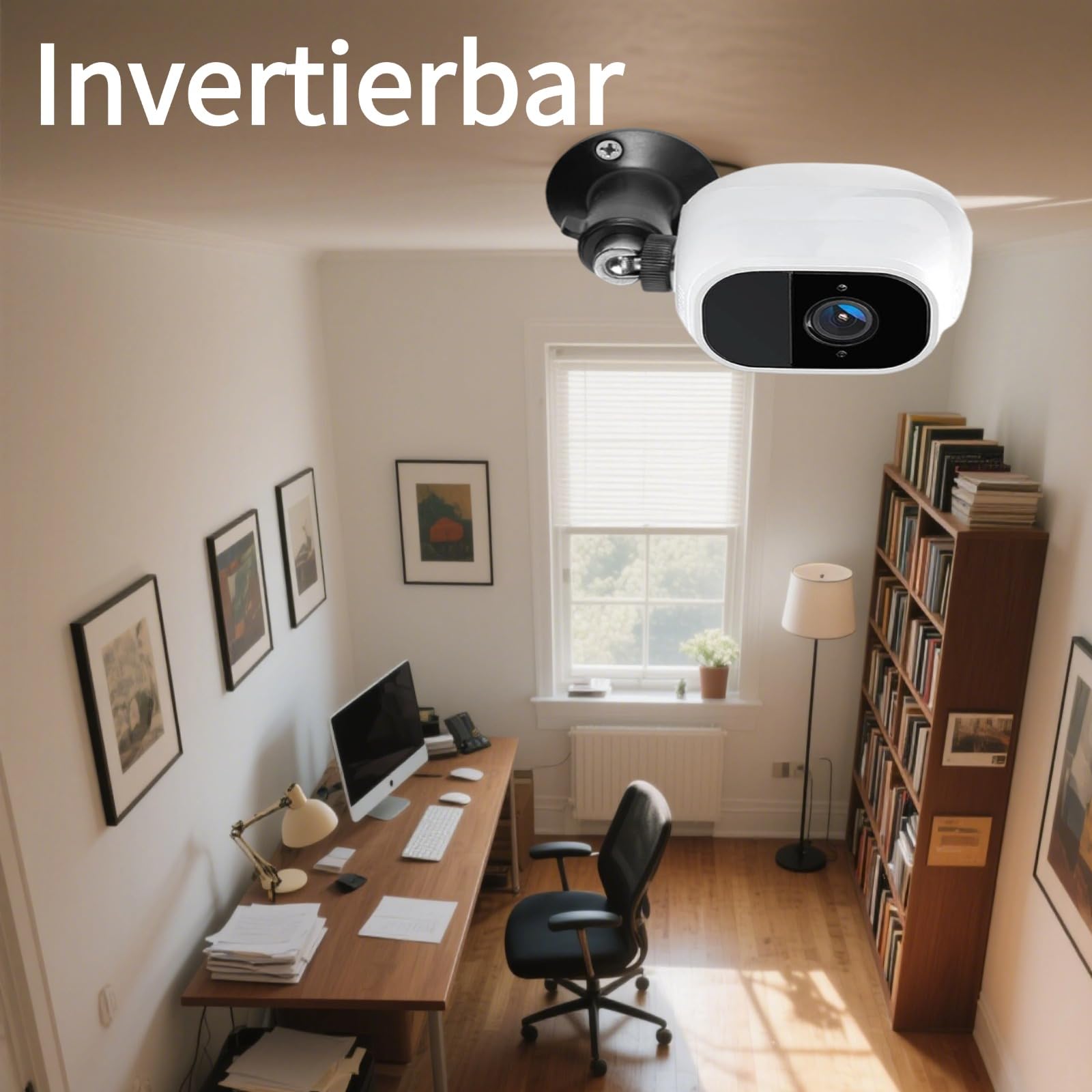 3 Stück Kamera Wandhalterung, Wandhalterung Kamera, Verstellbare Sicherheitskamera Halterung, 360 Degree Drehbar, Kompatibel mit Arlo Pro, Blink, CCTV, Schwarz