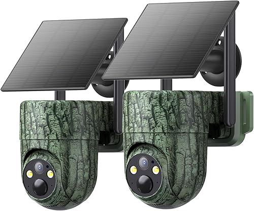 SEHMUA Cámara de rastreo celular 4G LTE con plan de datos ilimitado, transmisión en vivo, visualización giratoria de 360°, tarjeta SIM preinstalada,