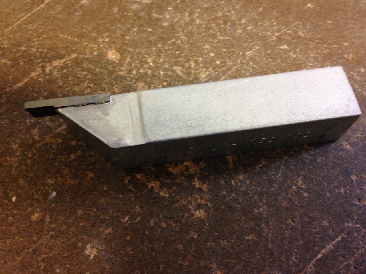 Micro 100 LC-750100 Screw Machine Tool - Cut Off - Brazed, .100" Width, .300" Proj, 3/4" Square Shank, 4" OAL, Uncoated