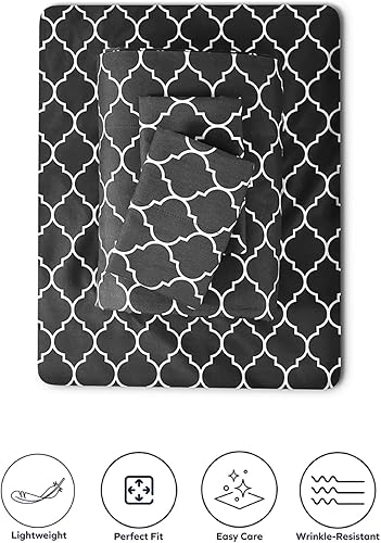 Miniatura 3 de VISI-ONE BLC - Juego de sábanas de tamaño King, microfibra cepillada súper suave de 1800 hilos, sábana de enfriamiento extra suave, colchón profundo