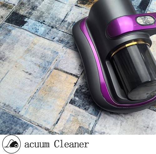 Miniatura 6 de Alfombra a cuadros irregulares de 2 x 3 pies, para sala de estar, dormitorio, cocina, dormitorio, respaldo antideslizante, no se desprende, alfombra