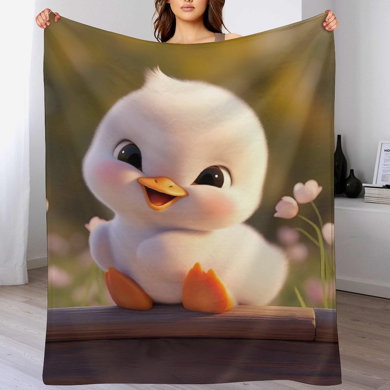 Couverture canard en flannel douce pour réchauffer vos soirées cocooning