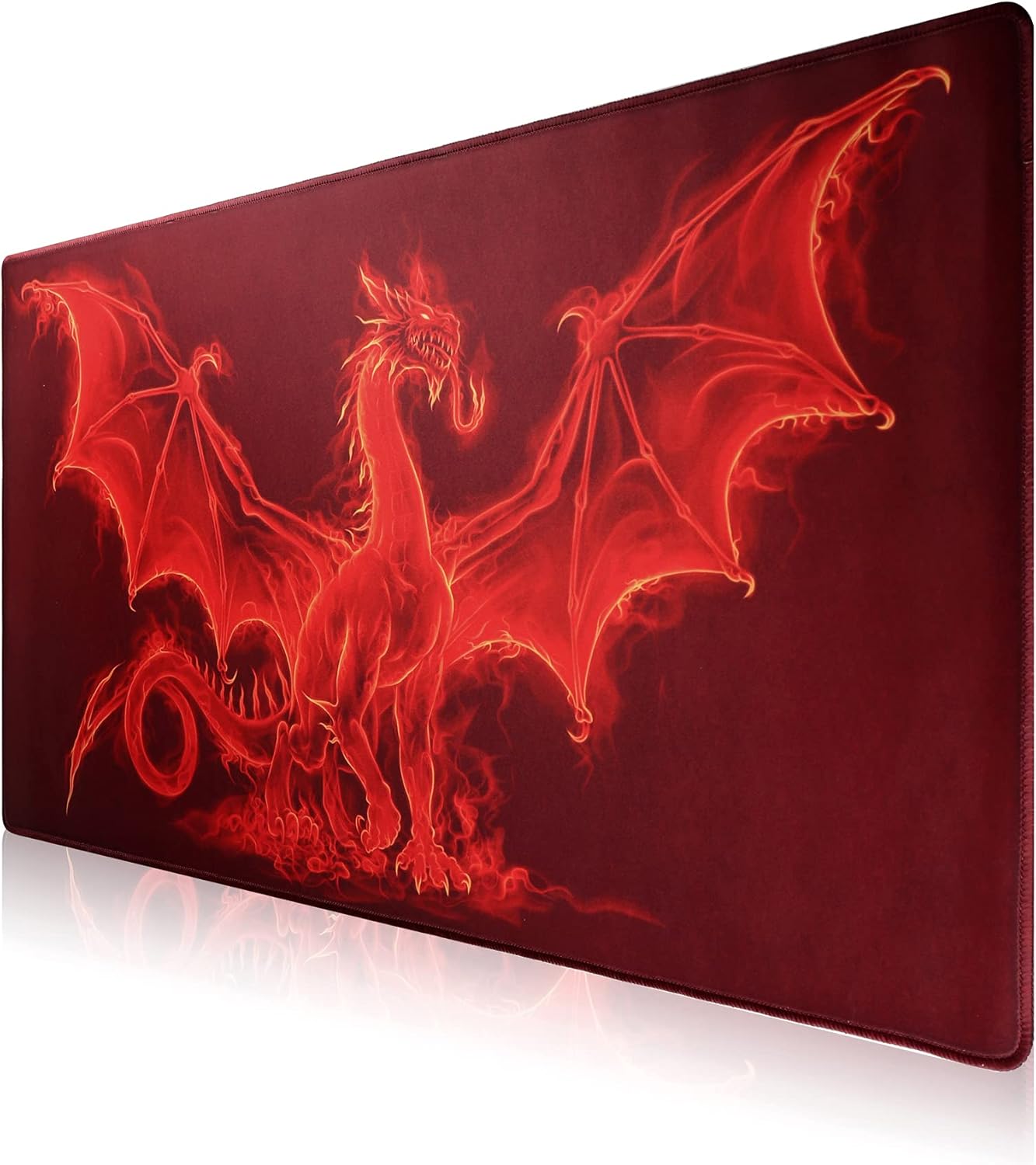 Jahosin Large Gaming Mouse Pad with Stitched Edges,[27.5x11.9In] Extended Mouse Pad with Non