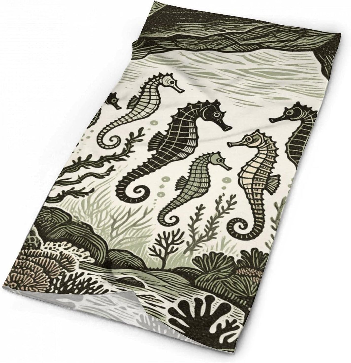 Seahorses UV Protection Bandana Neck Gaiter Face Mask