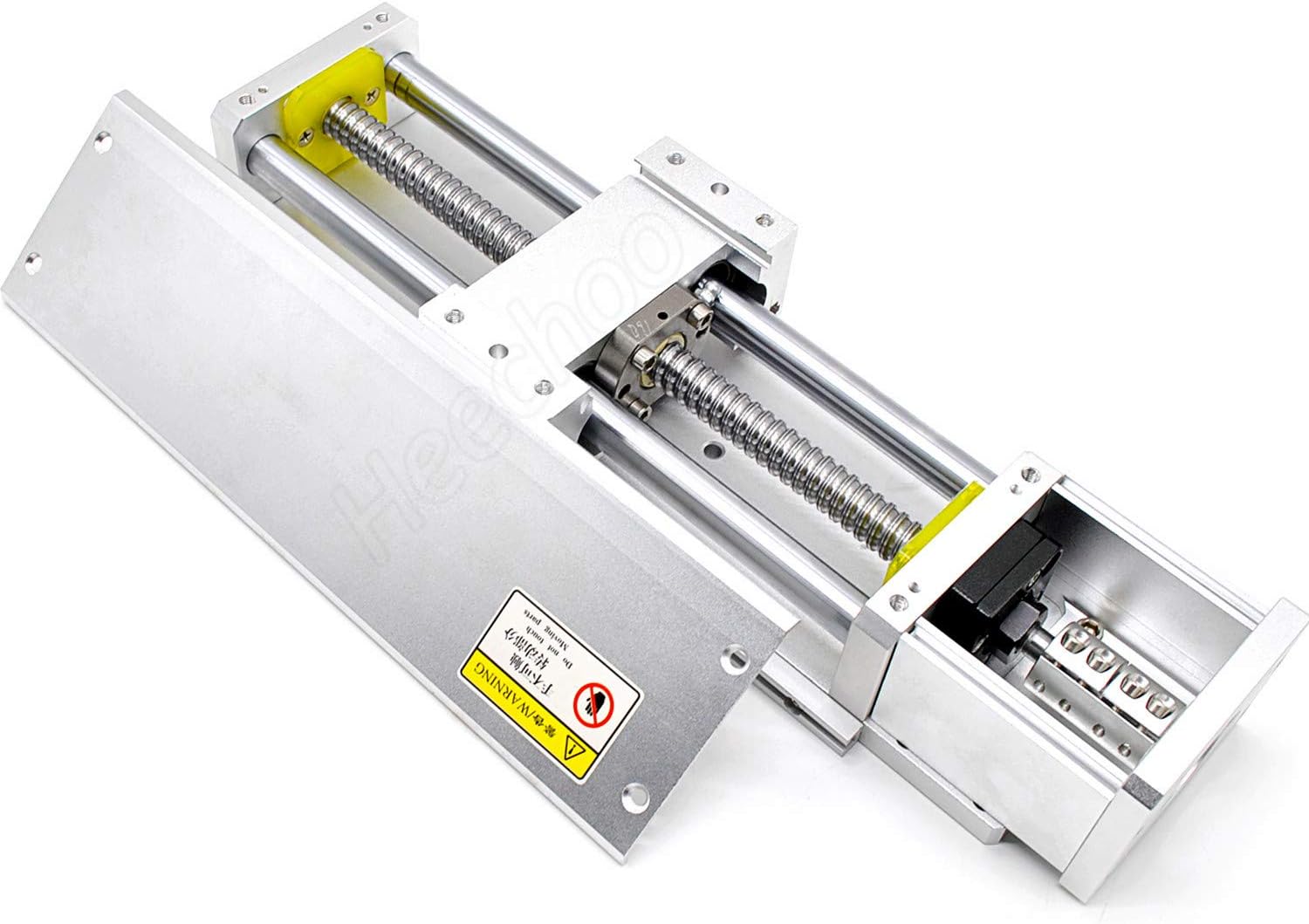 CNC Linear Motion Rail Guide Actuator 200mm Stroke Ball Screw Linear Stage Actuator with Dust Cover for Nema23 Stepper Motor