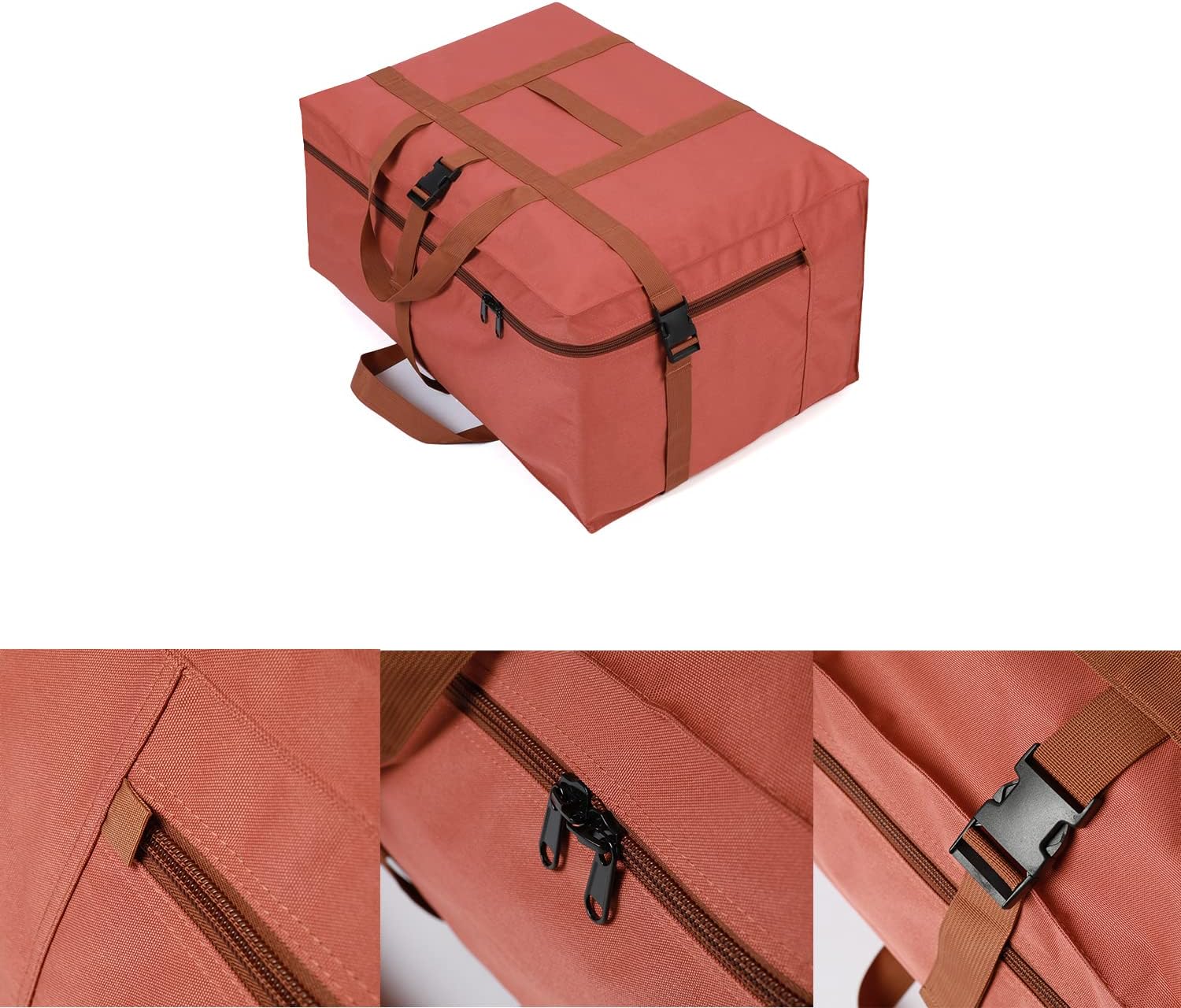 Extra Large Travel Duffel Bag with Trolley Sleeve Weekender Overnight Carry On Checked Luggage Bag Oversized Carry On Checked Luggage Bag Hospital Bag Tote Handbag Bag Anti Theft Travel Tote 28'',120L - Image 3