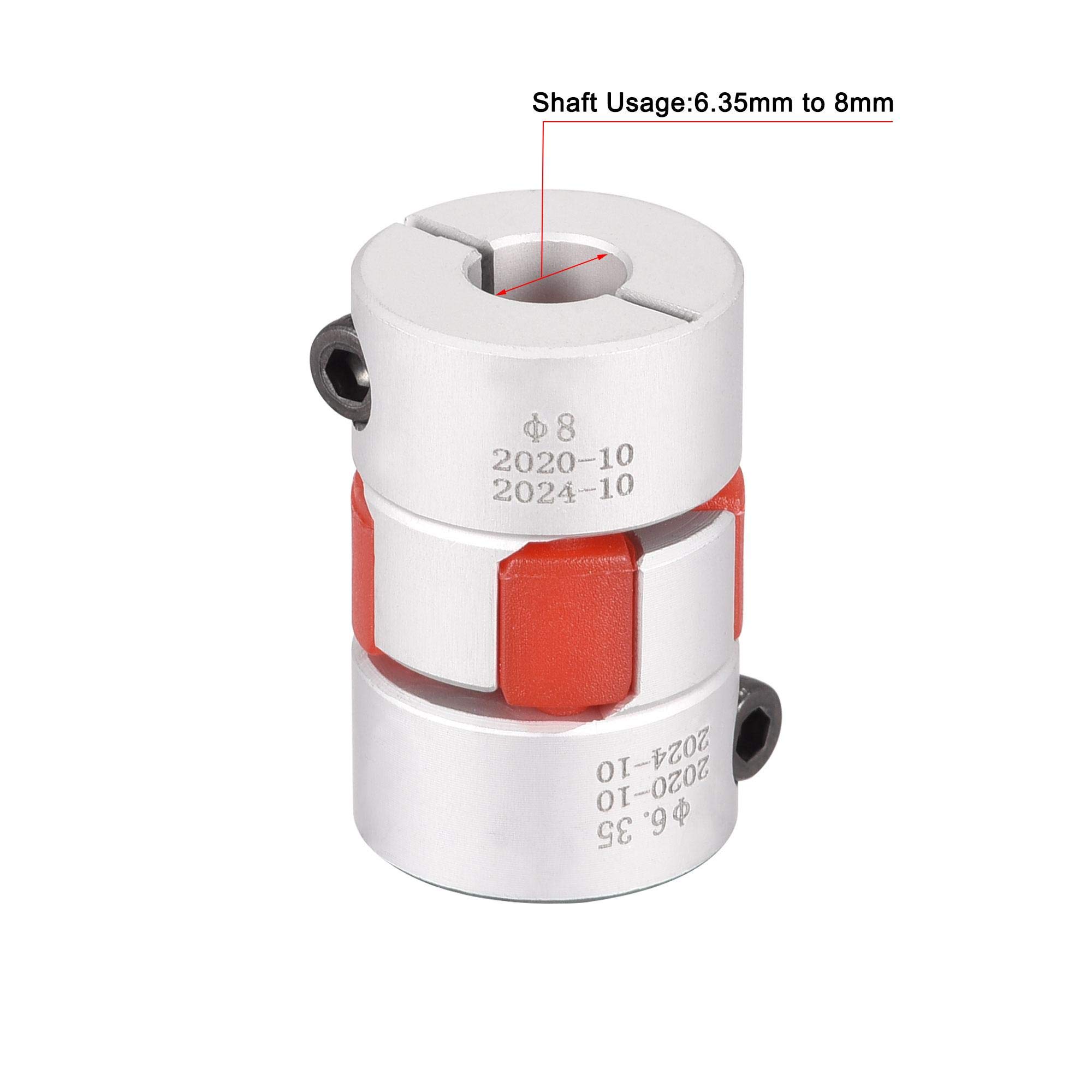 Uxcell Shaft Coupling Flexible Couplers Joints For Servo Stepped Motor