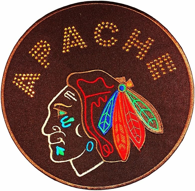 RABANA XXL tribes Apache Indians club Patch for DIY Bone Ghost Hog Outlaw Hot Rod Motorcycles Rider Lady Biker Jacket T shirt Patch Sew Iron on Embroidered Badge Sign Costume