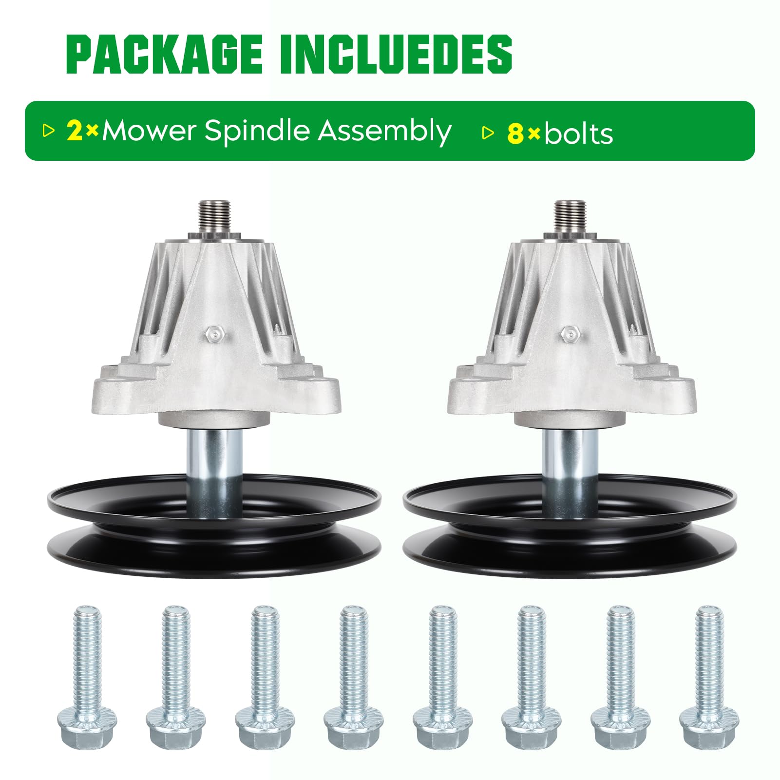 Amazon.com : (2Pcs) 618-04822 Spindle Assembly with Pulley