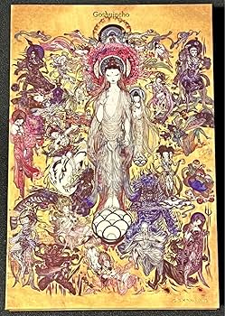 天野喜孝　法華経 法華経画」iPhone用壁紙（B） | 天野喜孝作「法華経画」グッズストア