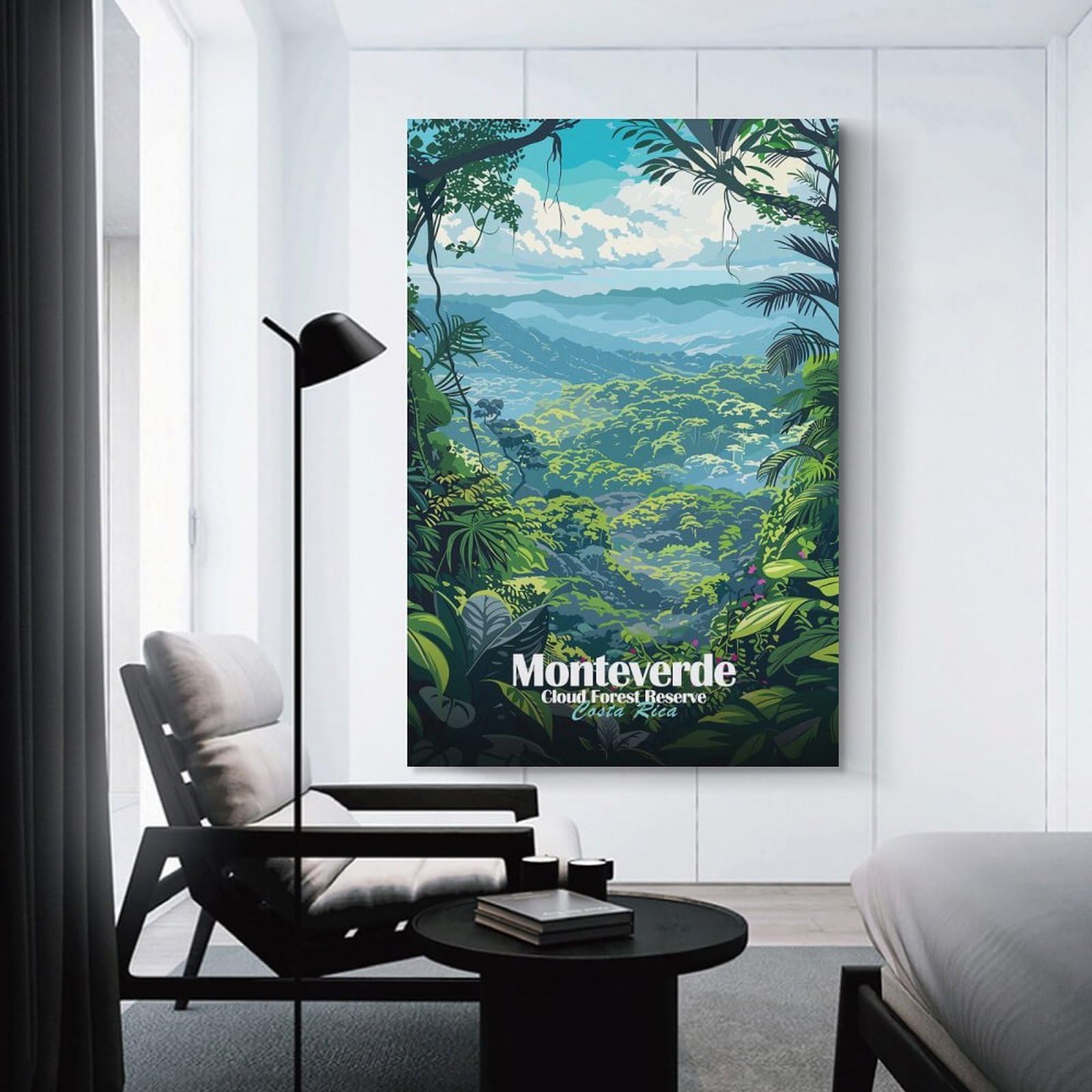 Junmoney Wall Picture Print Monteverde Cloud Forest Reserve, Costa Rica, 16x24inch(40x60cm), for Entrance Walls, Hall Decor Or Foyers, A Neat Decor Update for Hallways
