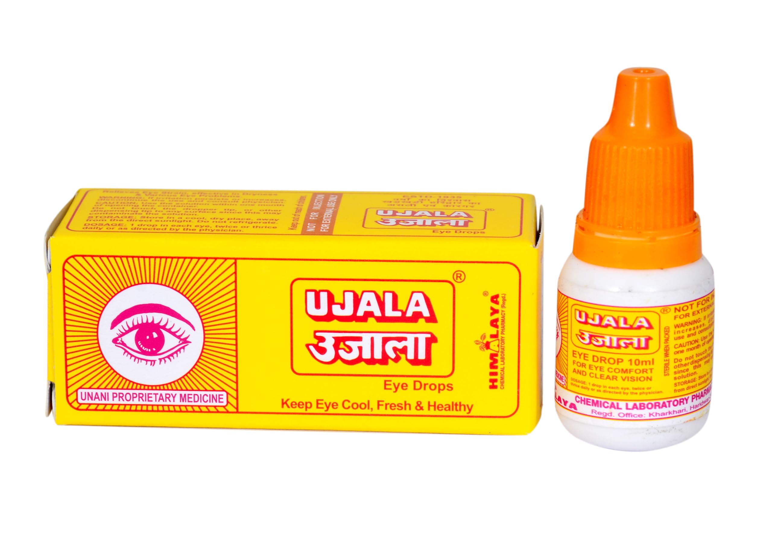 himalaya Ujala Eye Drop, Organic 100% Natural & Pure Herbs, Ayurvedic Eye Drops For Refreshing, Fights Dry Eyes, Helpful For Eye Health, Pack 0f 12 (Each 10ml)-picture-29