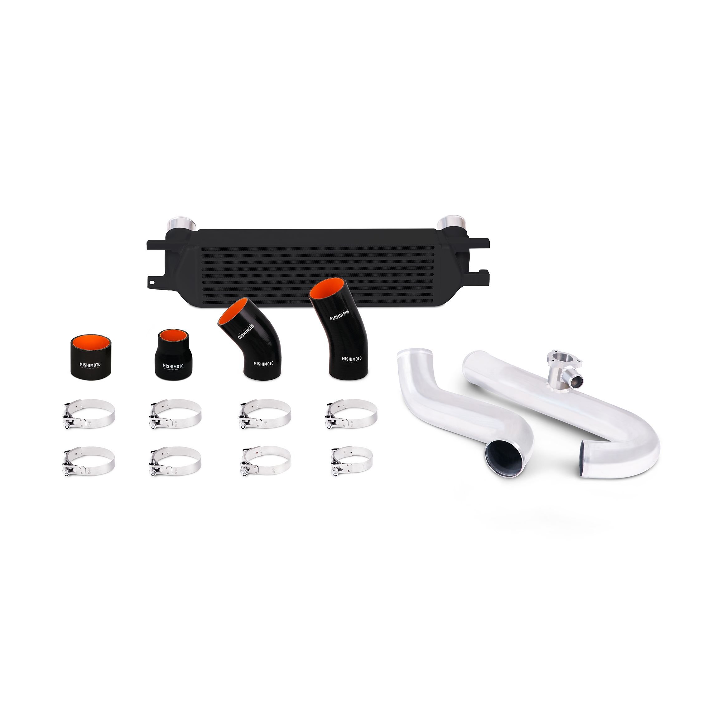 Photo 1 of Mishimoto MMINT-MUS4-15KPBK Intercooler Kit Fits Ford Mustang EcoBoost 2015-2018 Black
