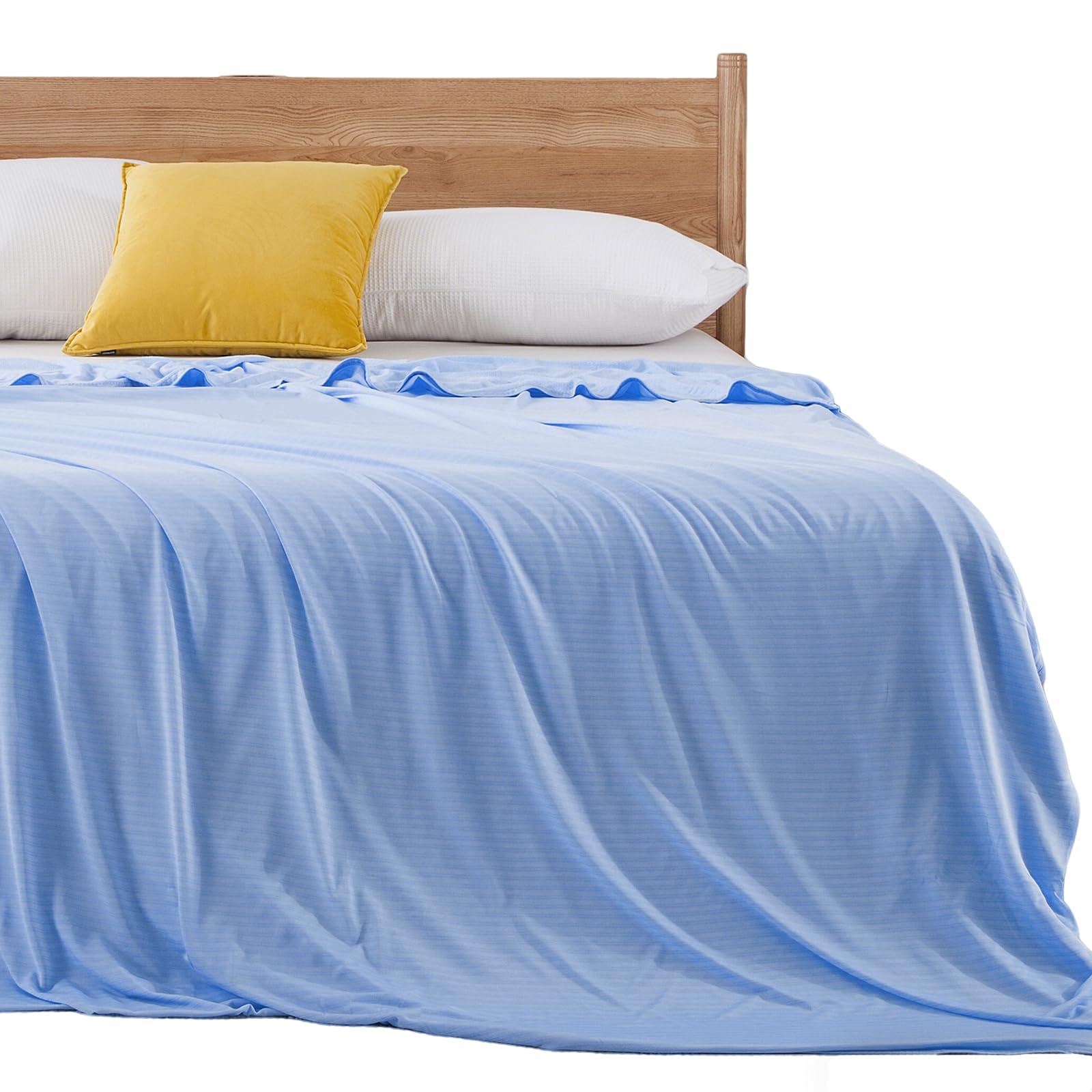 Elegear Kühldecke Sommerdecke - Japanische Arc-Chill 3.0 Kühlfasern 2in1 doppelseitige Selbstkühlende Decke für Besseren Schlaf Antiallergie und Atmungsaktive Weiche Wohndecke Reisedecke 150 x 200 cm