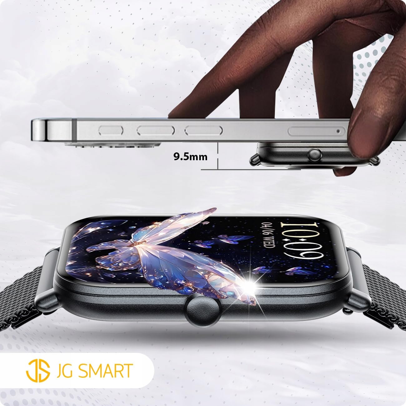 Smartwatch Zegarek Menu PL Dla Kobiety + 2 Paski + Rozmowy Powiadomienia
