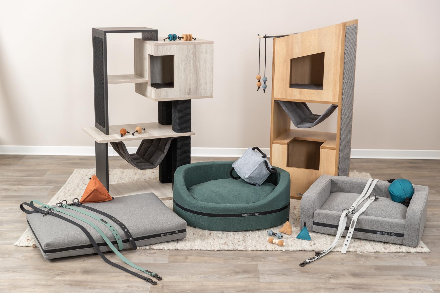 TRIXIE Torre Rascador CityStyle, 105 cm, Marrón, Gris