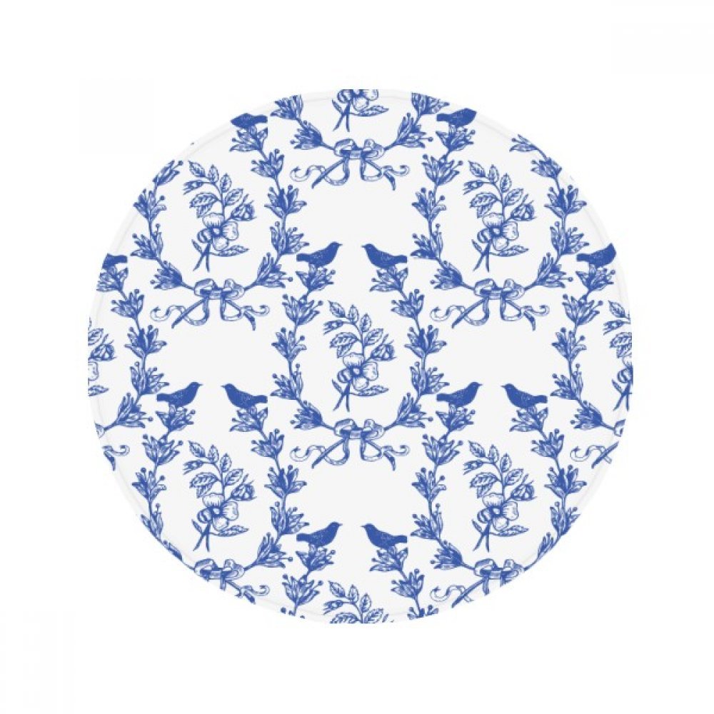 Tapis pet rond anti-dérapant 60cm parfait pour la salle de bain et le salon moderne