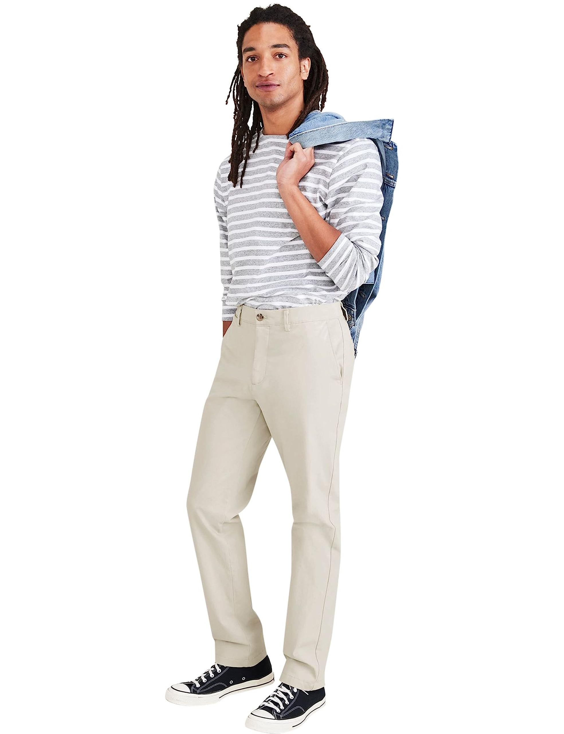 Dockers Crafted Khaki Slim Pantaloni Uomo