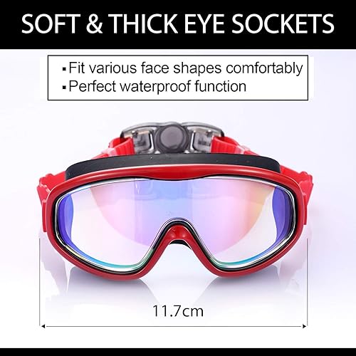 Miniatura 2 de Paquete de 2 gafas de natación para niños, gafas de natación para niños de 3 a 15 años