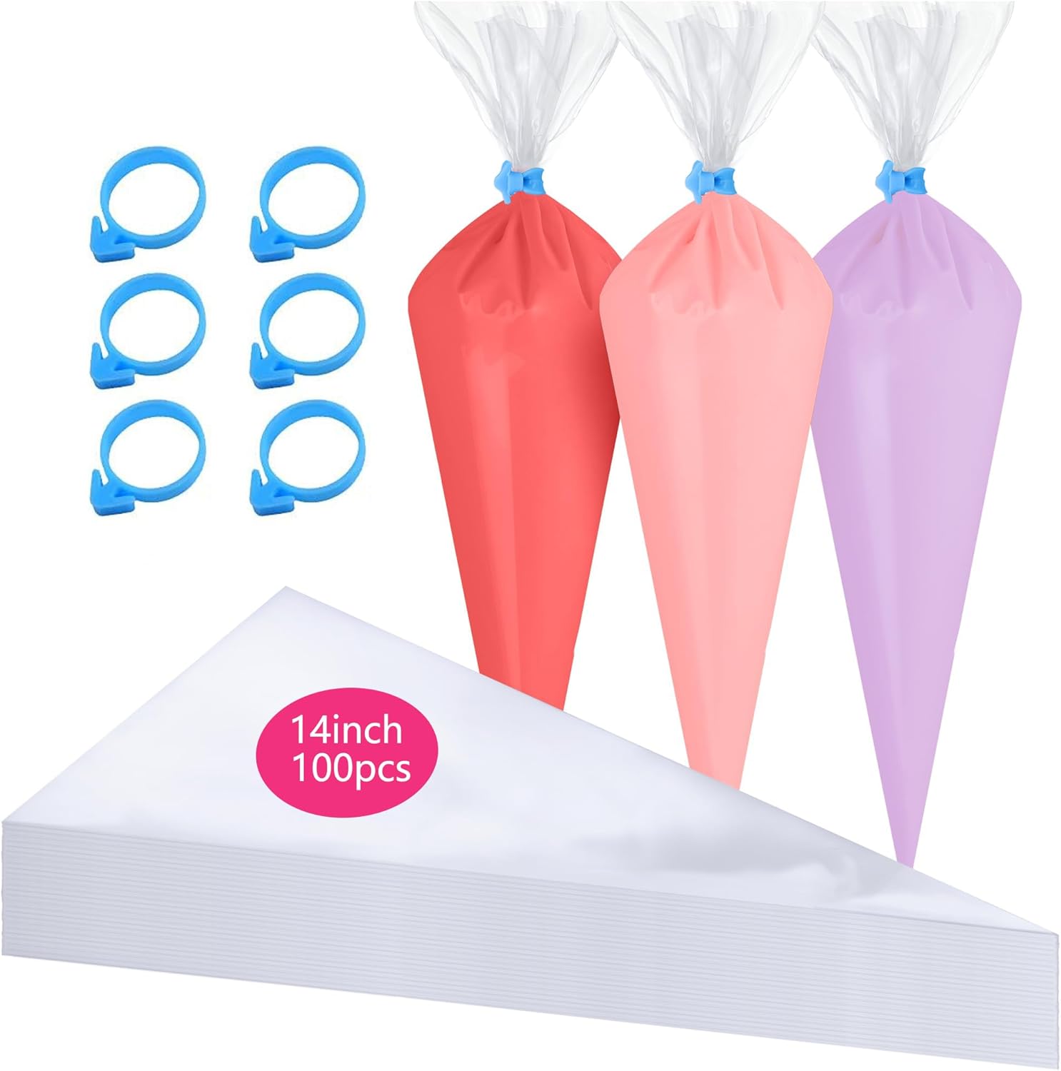 Pastry Bags Master Disposable Piping Bags 10Pcs Pack 12 Inch