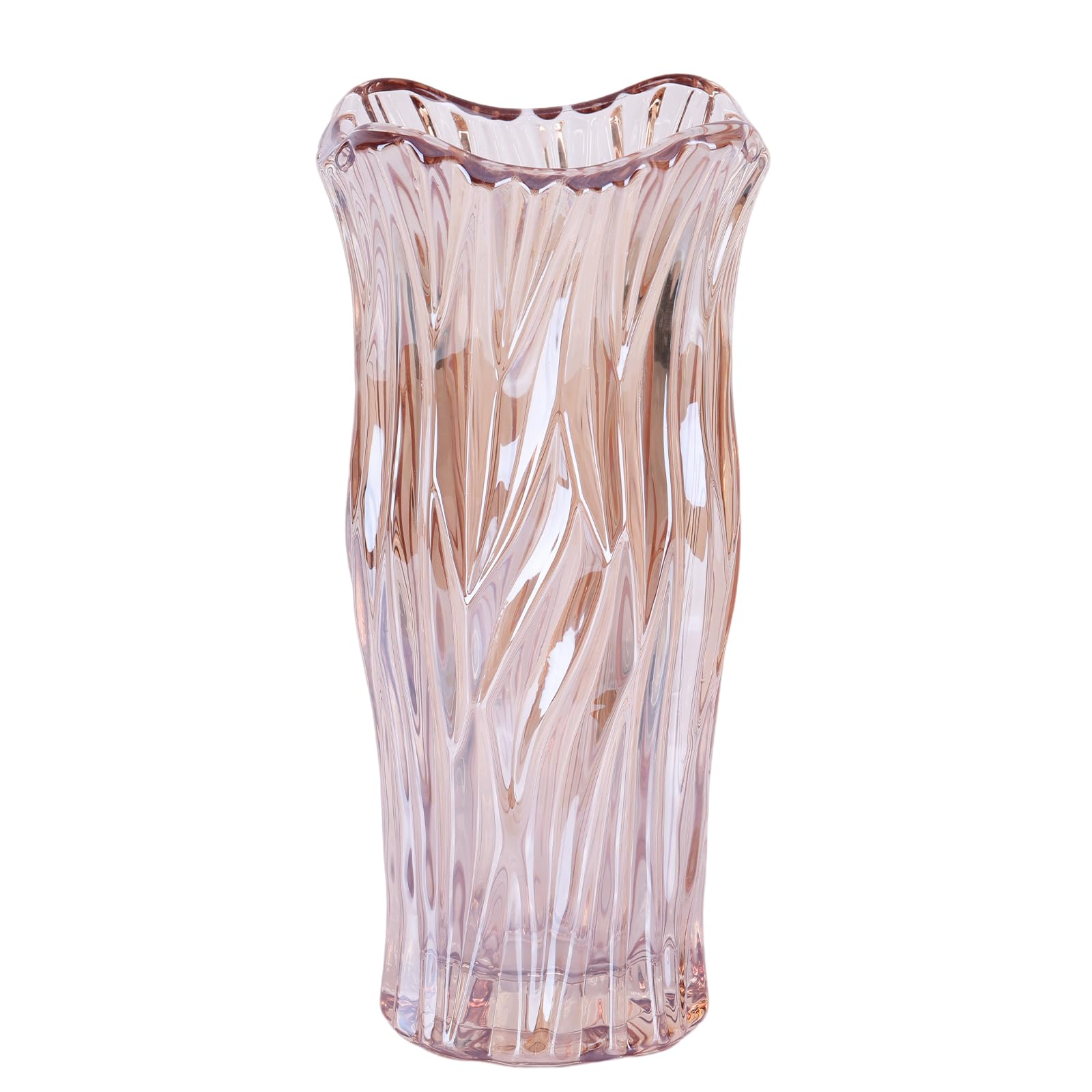 Vase en verre stable à large ouverture pour sublimer vos bouquets sans basculer