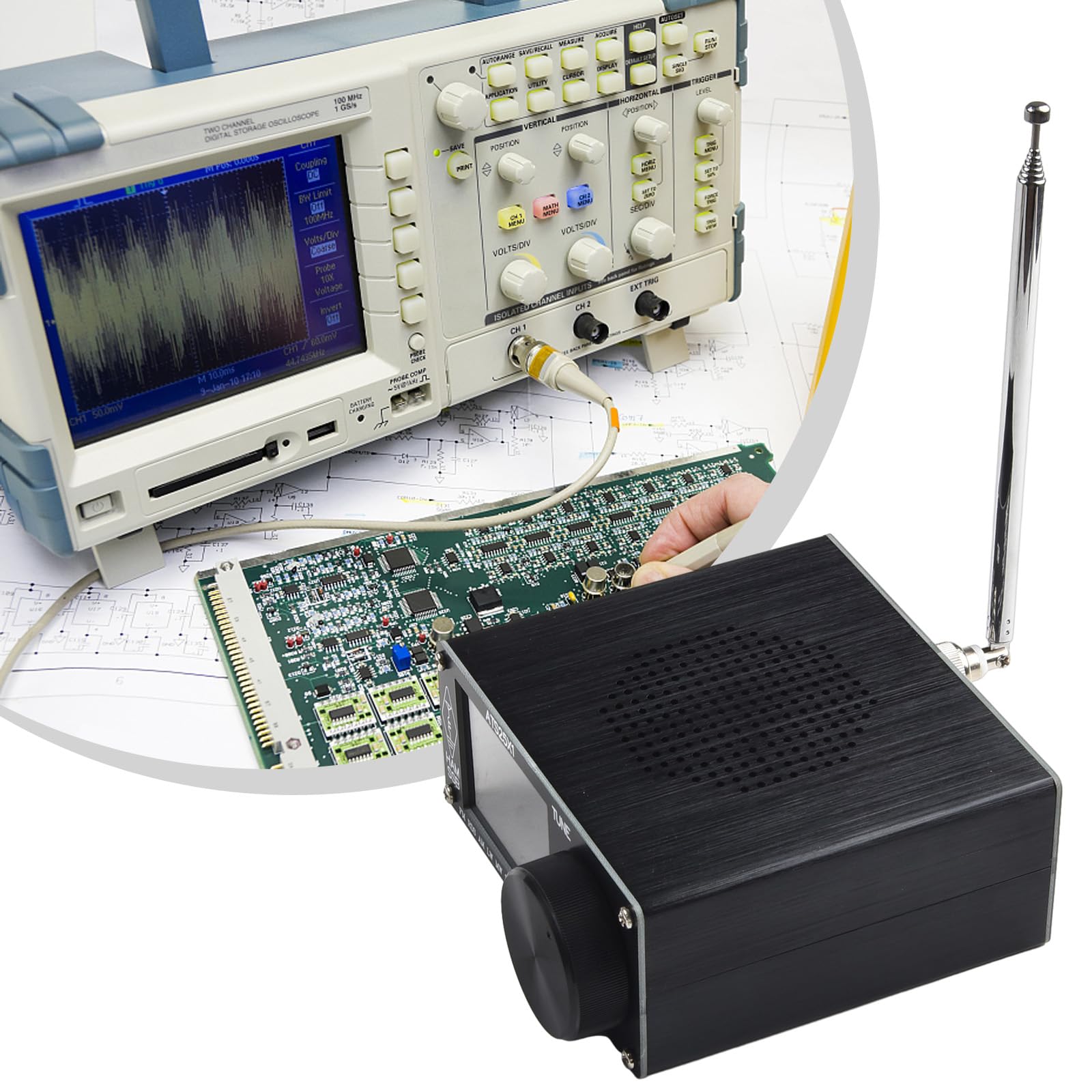 ATS 25 für X1 Si4732 Fullband-Radioempfänger, DSP-Funkempfänger mit 6.1 cm Touchscreen