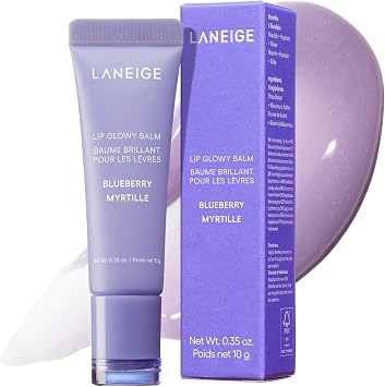 Laneige Lip Glowing Balm Blueberry 10g 0.4 oz Lip Cream Lip Mask Lip Balm Lips Pack Moisturizing Korea