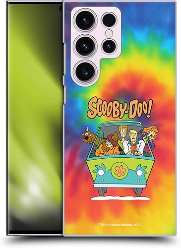 Head Case Designs Scooby-Doo - Carcasa rígida con licencia oficial de Scooby-Doo Tie Dye Mystery Inc. compatible con Samsung Galaxy S23 Ultra 5G