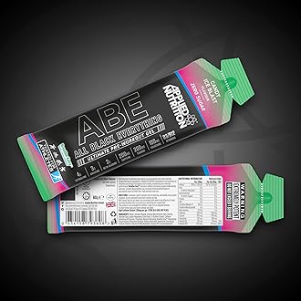 Applied Nutrition ABE Pre Workout Gel - All Black Everything Pre Workout Gel, Energy & Physical Performance with Citrulline, Creatine, Beta Alanine (20 x 60ml Gels) (Candy Ice Blast)