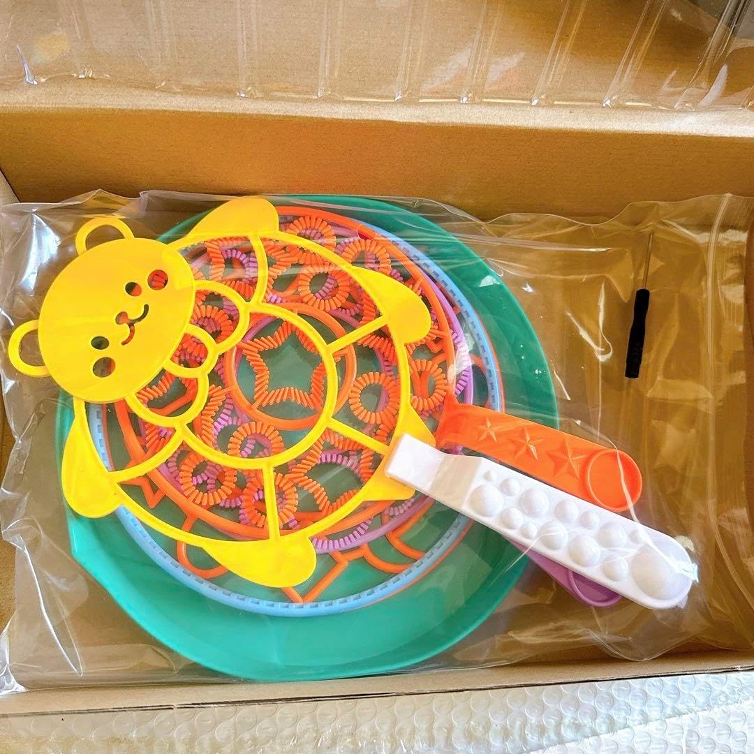 残り1点??シャボン玉 子供 外遊び 電動式シャボン バブルマシーン QE