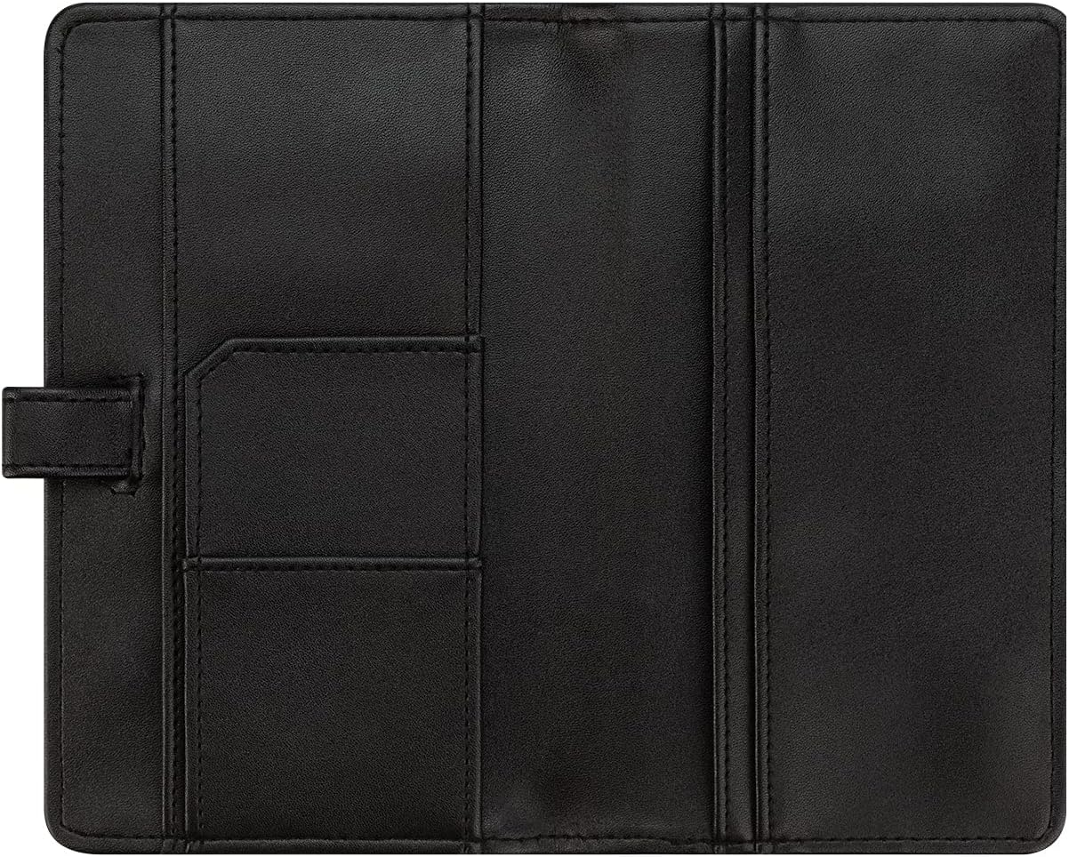FranklinCovey - FC Basics Cover - Simulated Leather - Open Cover for Wirebound Planners (Pocket Slim, Black)