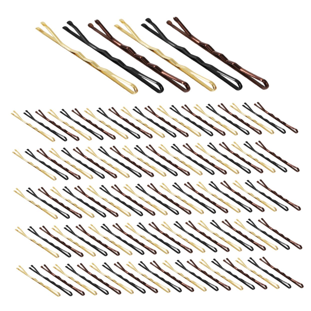 900pezzi Forcine per Capelli Decorative Motivo Onde Adatte Donne e Ragazze per Acconciature Lunghe e Spesse Fornitura Scatola Portaoggetti