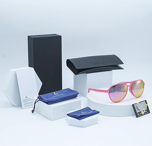 Miniatura 6 de Lentes de sol ligeros TAC polarizados, clásicos, vintage, retro de los años 70, marco TR-90 para mujeres y hombres, protección UV 400