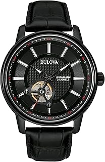 Bulova Men's Automatic Watch with Open Aperture