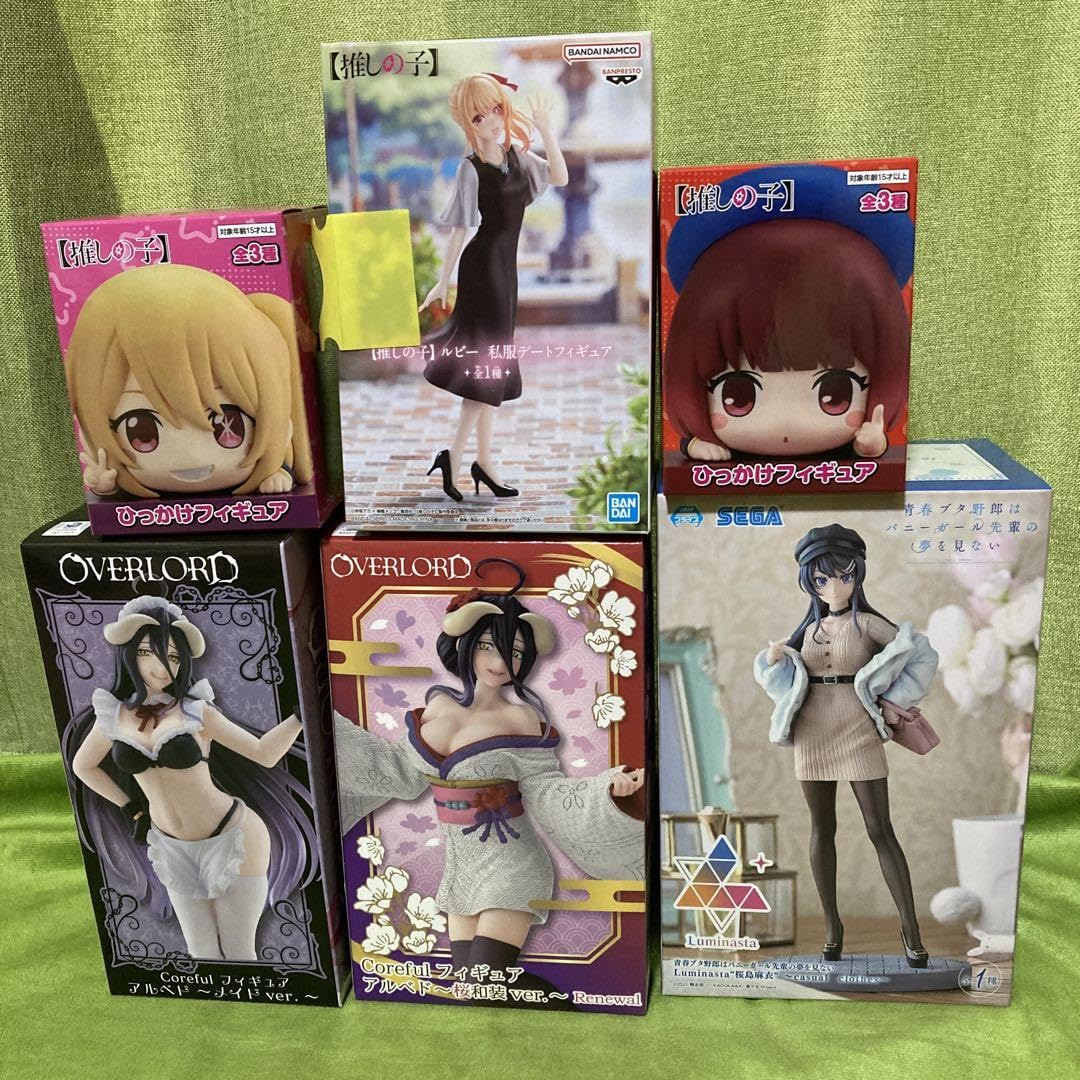 Amazon.co.jp: 女の子プライズフィギュア 6点まとめ売り HNR : おもちゃ