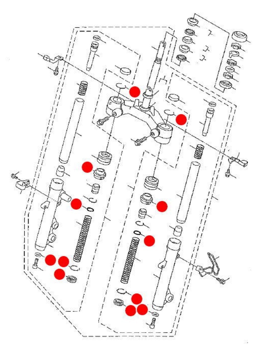 Amazon | KN企画 シグナスX フロントフォークオーバーホールキット